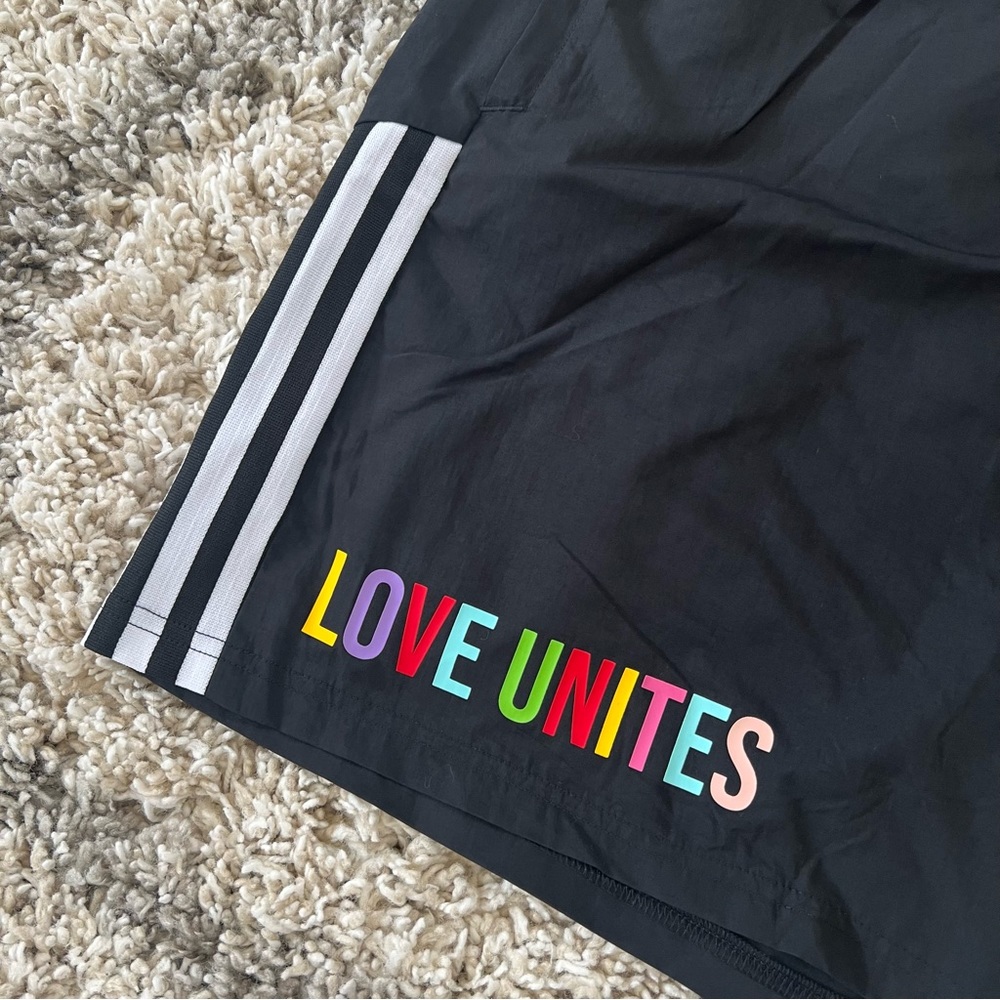 💙 NWT💙 ADIDAS Pride Tiro Downtime Shorts - Picture 5 of 9